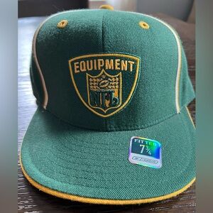 Reebok Fitted Green Bay Packers Hat